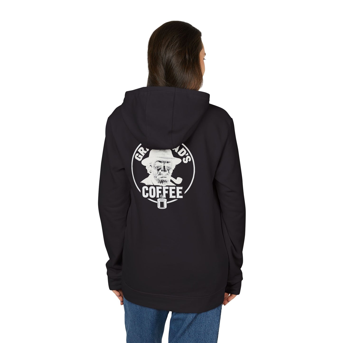 Adidas Fleece Hoodie - Strong Simple True, Unisex Sweatshirt, Cozy Casual Wear, Perfect Gift, Coffee Lovers Apparel