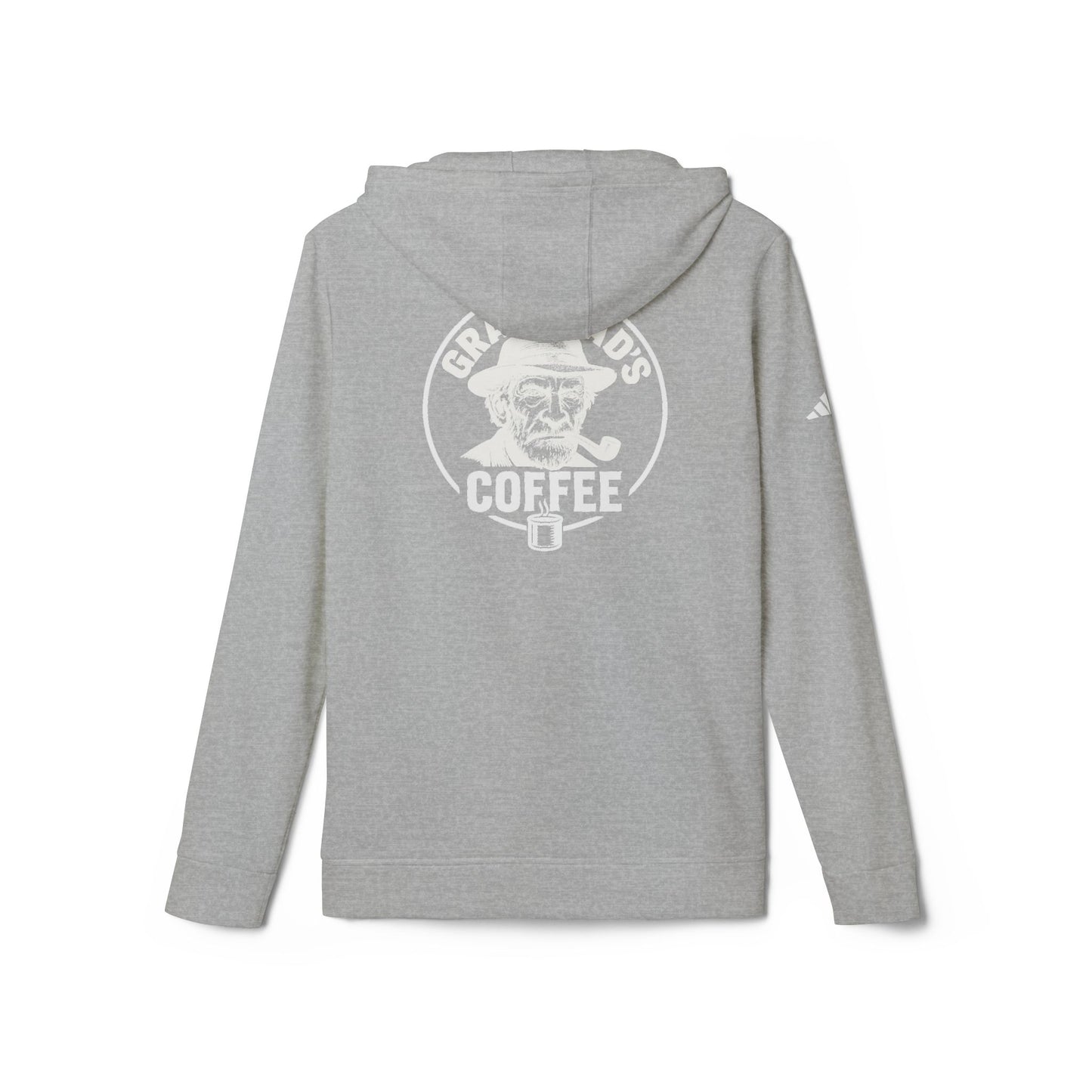 Adidas Fleece Hoodie - Strong Simple True, Unisex Sweatshirt, Cozy Casual Wear, Perfect Gift, Coffee Lovers Apparel