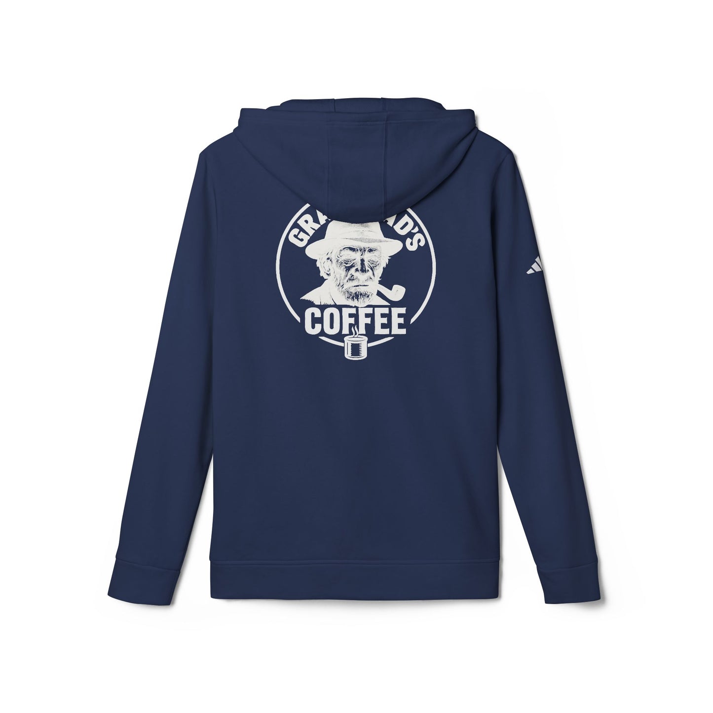 Adidas Fleece Hoodie - Strong Simple True, Unisex Sweatshirt, Cozy Casual Wear, Perfect Gift, Coffee Lovers Apparel