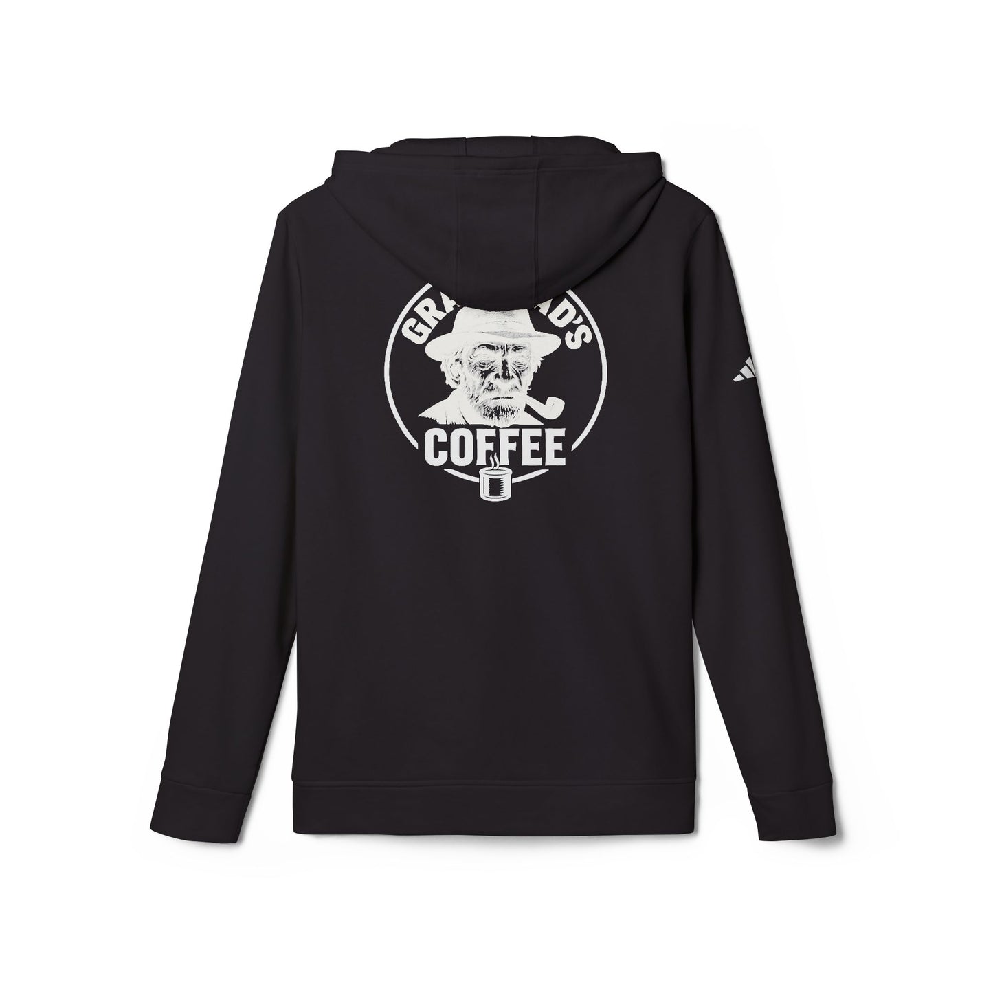 Adidas Fleece Hoodie - Strong Simple True, Unisex Sweatshirt, Cozy Casual Wear, Perfect Gift, Coffee Lovers Apparel